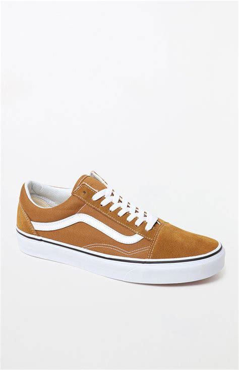 tan vans old skool